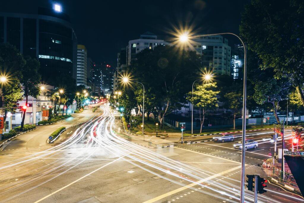 transport straat stad verkeer city smart verlichting logistiek mobiliteit
