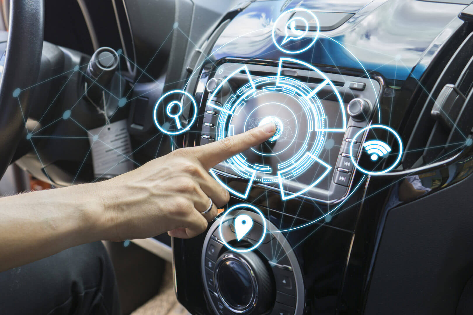 auto verkeer transport logistiek mobiliteit slimme autonome auto zelfrijdend internet of things verbonden connectiviteit wifi 5g